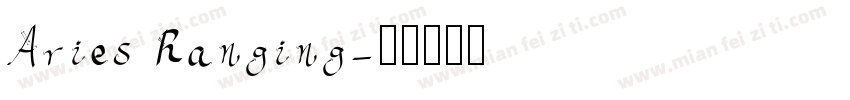 Aries Ranging字体转换